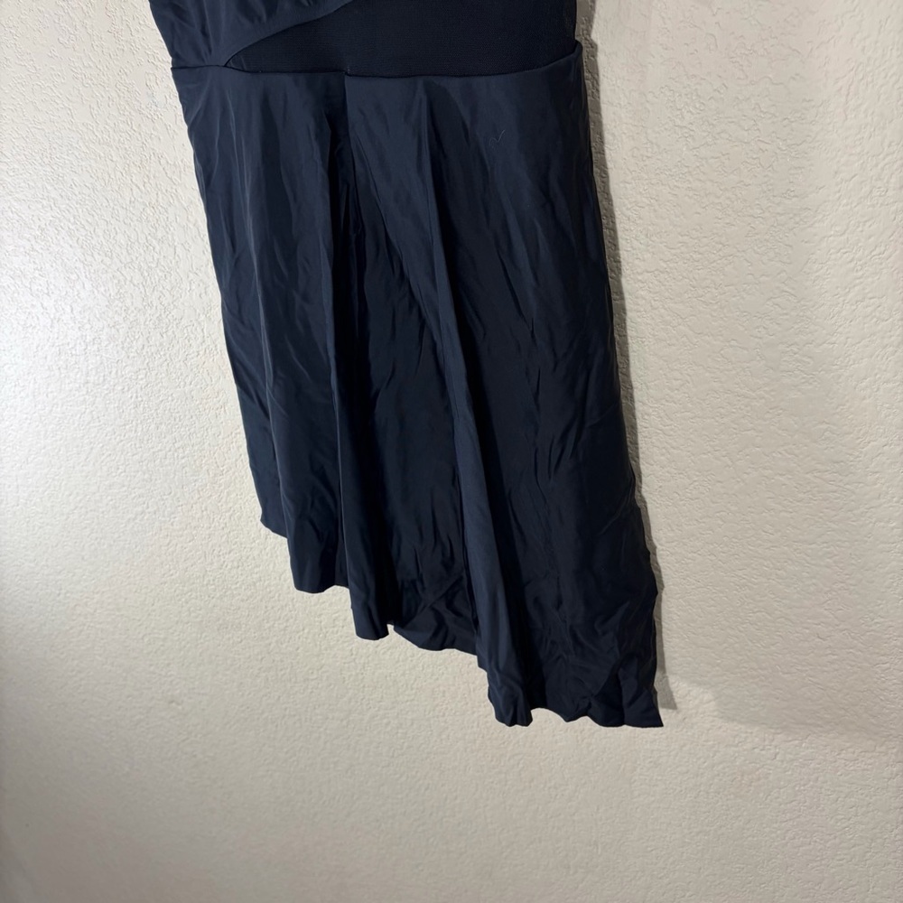 NWT!! Charmo ladies Asymetrical Skirt swimsuit, black and size medium Vacay - Picture 5 of 12